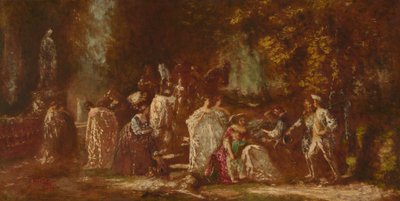 Ritorno dalla Caccia da Adolphe Monticelli