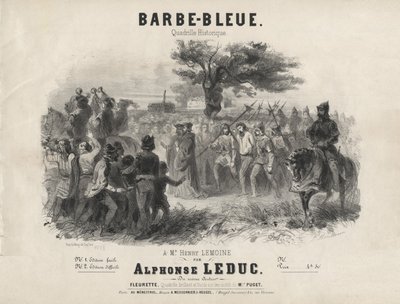 Alphonse Leduc - Barbablù, quadriglia storica da Adolphe Mouilleron