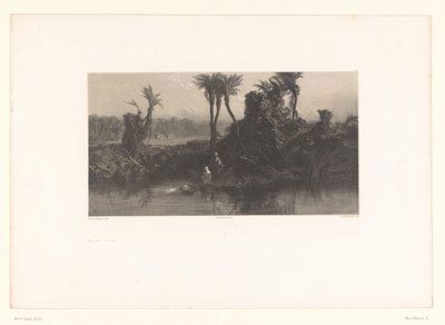 Mosè nel cestino di vimini da Adolphe Mouilleron
