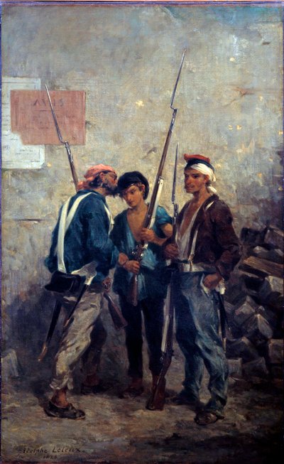 Rivoluzione del 1848: il grido di battaglia da Adolphe Pierre Leleux