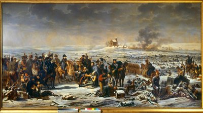 Campagna di Prussia e Polonia (1806-1807): Napoleone I sul campo di battaglia di Eylau 9/02/1807 da Adolphe Roehn