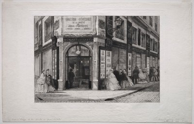 Sede della Société des Aquafortistes, 1864 da Adolphe Théodore Jules Martial Potémont