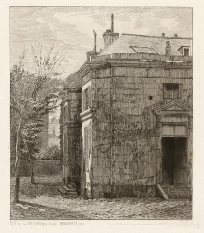 Rue de la Victoire (70). Hôtel Bonaparte da Adolphe Théodore Jules Martial Potémont