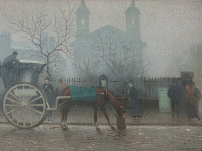 Hansom Cab a All Saints da Adolphe Valette