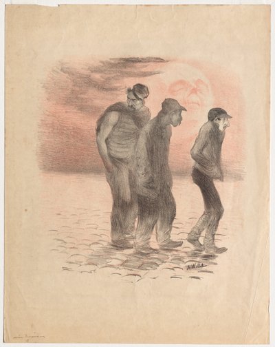 Scene di Parigi e assassini da Adolphe Willette