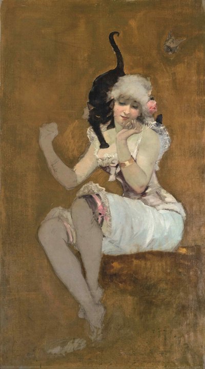 Una coppia di amici da Adolphe Willette