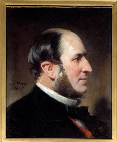 Ritratto del barone Eugène-Georges Haussmann, prefetto di Parigi (1809-1891) da Adolphe Yvon