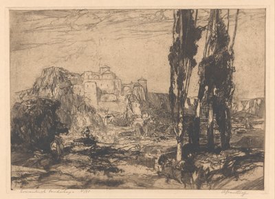 Paesaggio romantico da Adriaan J. van 