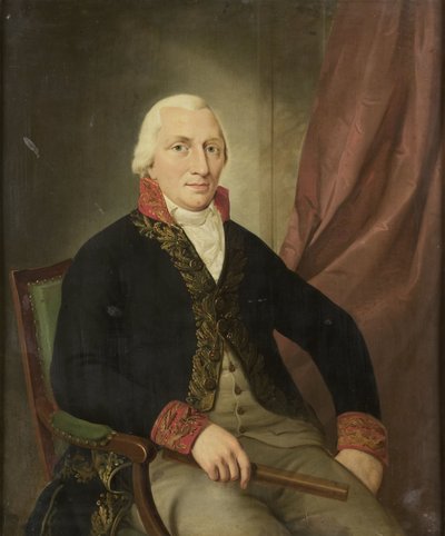 Ritratto di Albertus Henricus Wiese, Governatore Generale delle Indie Orientali Olandesi da Adriaan de Lelie (attributed to)
