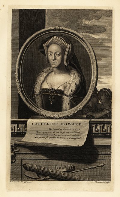Caterina Howard (1528-1542) da Adriaan van der (after) Werff