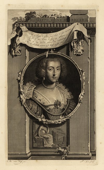 Elisabetta Stuart, Regina di Boemia, Elettore del Palatinato, moglie di Federico V, il Re d