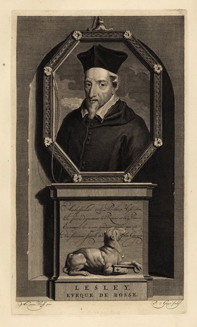 John Lesley, storico scozzese e vescovo di Ross da Adriaan van der (after) Werff