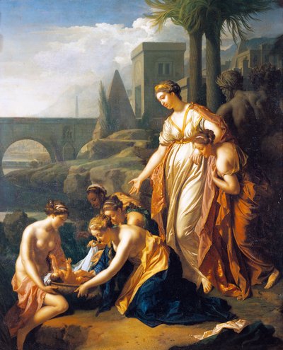 Mosè salvato dalle acque, di Adriaen van der Werff da Adriaan van der Werff