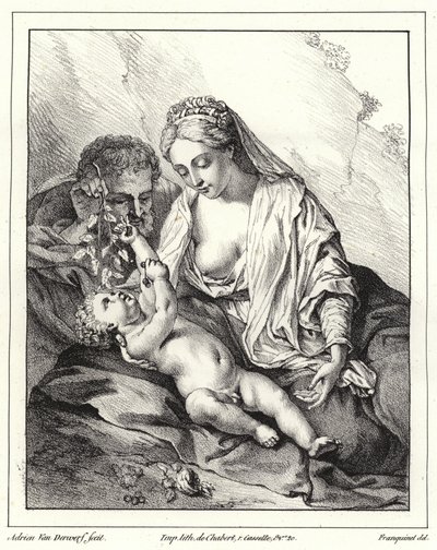 La Sacra Famiglia da Adriaan van der Werff