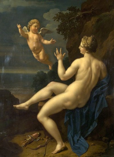 Venere e Cupido da Adriaan van der Werff
