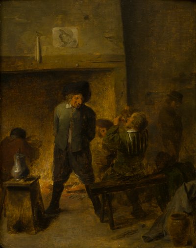 Scena di una taverna da Adriaen (follower of) Brouwer