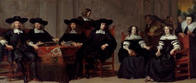Governatori e governatrici della Pensione per uomini e donne anziani da Adriaen Backer
