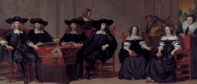 Governatori e governatrici della Pensione per uomini e donne anziani da Adriaen Backer