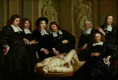 La lezione di anatomia del Dr. Frederik Ruysch da Adriaen Backer
