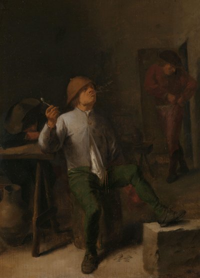 Il fumatore da Adriaen Brouwer (attributed to)