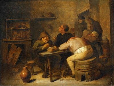 Tabagie - Interno di un locale pubblico ... da Adriaen Brouwer