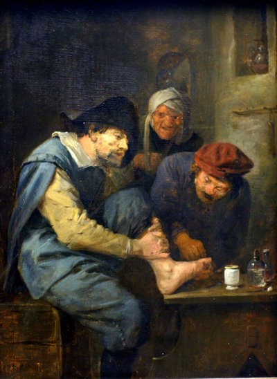 Il funzionamento del piede da Adriaen Brouwer