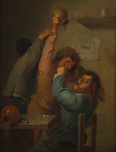 Scena di bevuta da Adriaen Brouwer