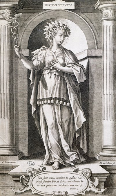 Allegoria delle Scienze da Adriaen Collaert