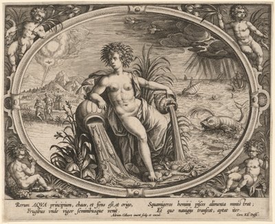 Aqua (Acqua) da Adriaen Collaert