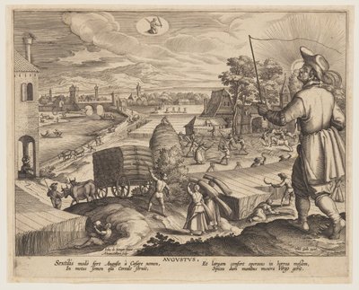Agosto, da Dodici mesi da Adriaen Collaert
