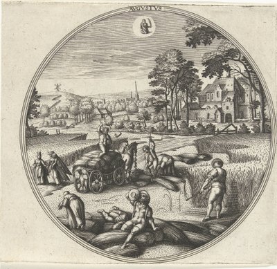 Agosto da Adriaen Collaert