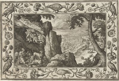 Daniele nella fossa dei leoni da Adriaen Collaert