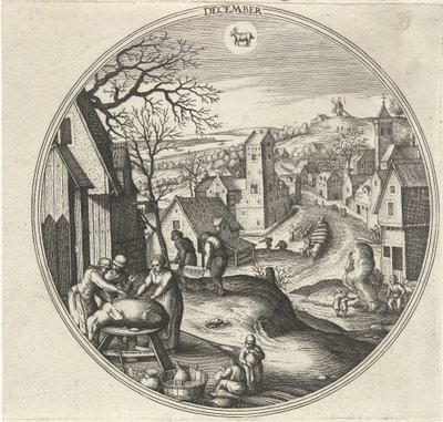 Dicembre da Adriaen Collaert