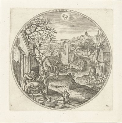 Dicembre da Adriaen Collaert