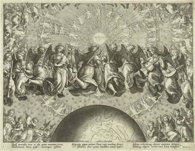 Risposta di Dio a Giobbe da Adriaen Collaert
