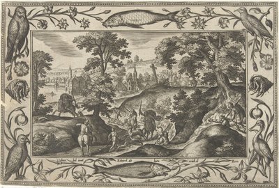 Caccia al cervo da Adriaen Collaert
