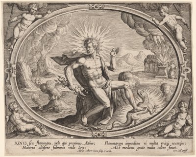Ignis (Fuoco) da Adriaen Collaert