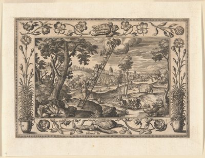Il sogno di Giacobbe, da Paesaggi con scene dell