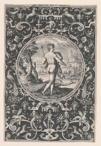 Giunone, Tavola 1, dal Giudizio di Paride da Adriaen Collaert