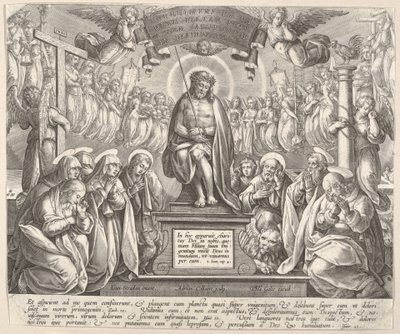 Uomo dei Dolori con le Tre Marie e gli Evangelisti da Adriaen Collaert