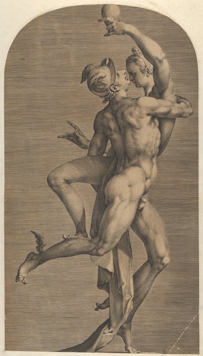 Mercurio rapisce Psiche, ca. 1621 da Adriaen Collaert