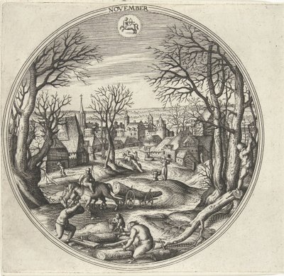 Novembre da Adriaen Collaert