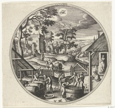Ottobre da Adriaen Collaert