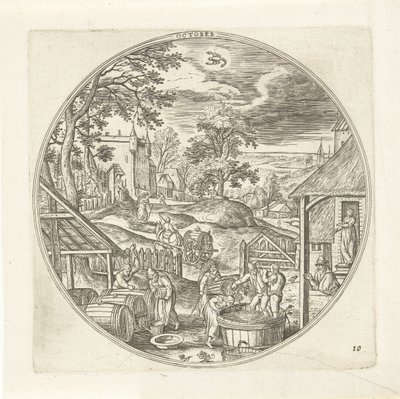 Ottobre da Adriaen Collaert