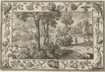 Erbacce tra il grano da Adriaen Collaert