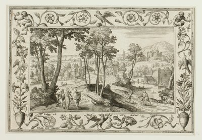 Il viaggio in Emmaus, da Paesaggi con scene dell