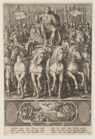 Il trionfo di Cesare da Adriaen Collaert