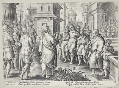 Gli atti degli apostoli da Adriaen Collaert
