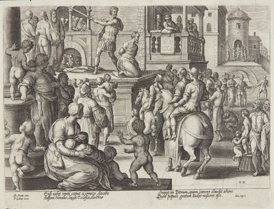 La decapitazione di San Giacomo da Adriaen Collaert
