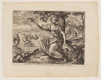 Il tatto, da I cinque sensi da Adriaen Collaert